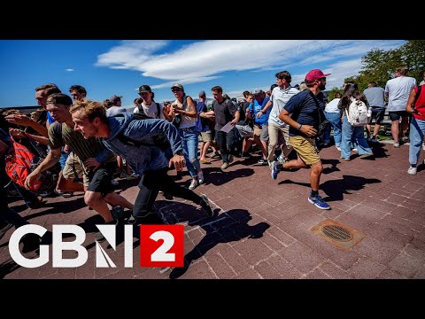 Charlie Kirk shot | Live view of the scene, Utah Valley University