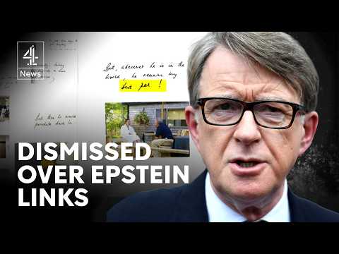 Mandelson sacked by Starmer over emails to Jeffrey Epstein
