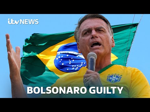 Brazil’s former president Jair Bolsonaro convicted of plotting coup to remain in office | ITV News
