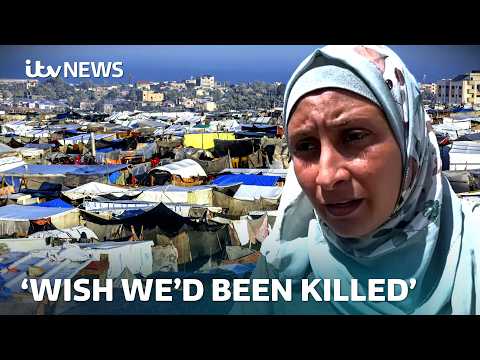 ‘We are exhausted’: Families in Gaza face impossible choice as evacuation order issued | ITV News
