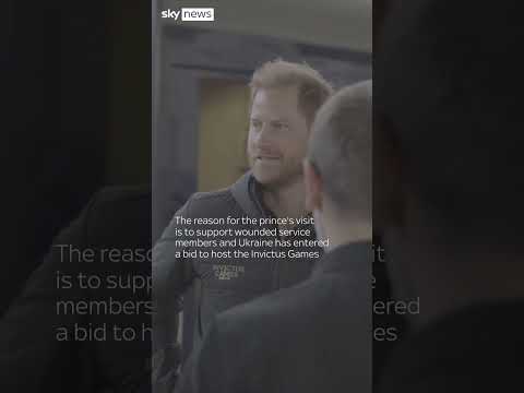 Prince Harry arrives in Kyiv