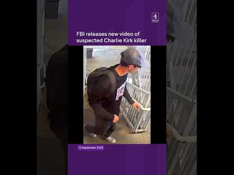 FBI releases new video ofsuspected Charlie Kirk killer