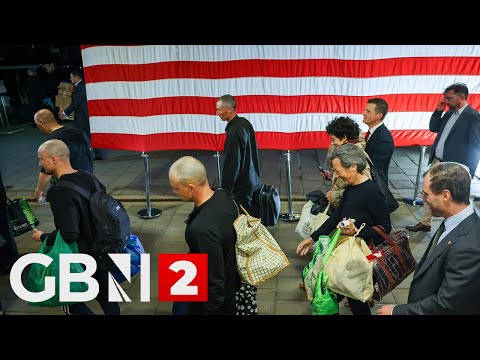 WATCH: Prisoners released from Belarus after an appeal from Donald Trump
