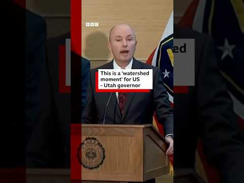 This is a ‘watershed moment’ for US, says Utah governor. #Utah #BBCNews
