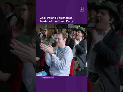 Zack Polanski elected leader of the Green Party