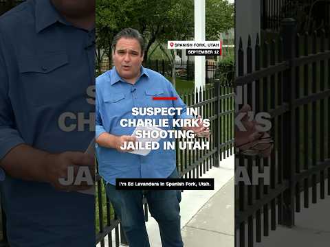 Suspect in Charlie Kirk’s shooting jailed in Utah