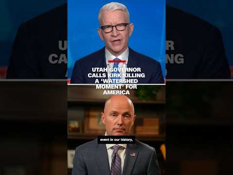 Utah governor calls Kirk killing a ‘watershed moment’ for America