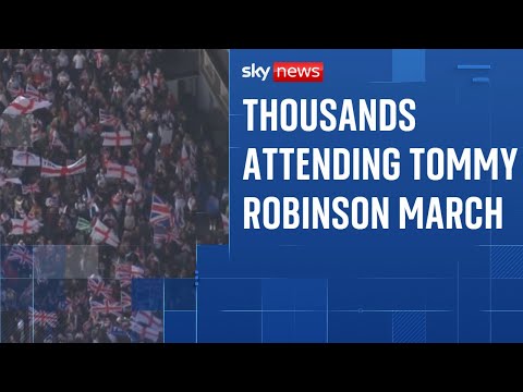 Thousands set to gather in London for ‘Unite the Kingdom’ rally and counter-protest