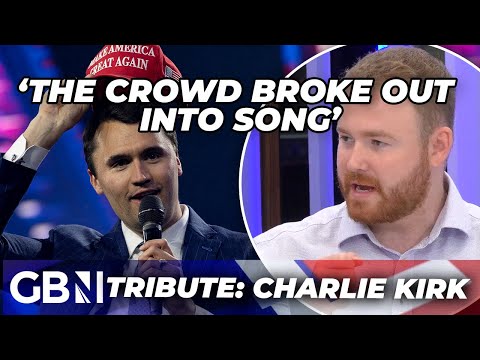 ‘We will pick up his torch!’ | Emotional Charlie Kirk tribute by UK Turning Point Executive
