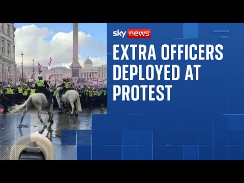 Extra police officers deployed at ‘Unite the Kingdom’ protest