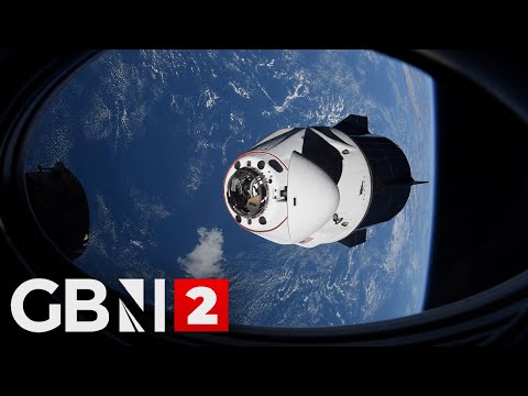 WATCH: Shots of the International Space Station as it receives cargo