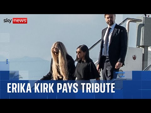 Charlie Kirk’s widow pays tribute to ‘perfect’ husband