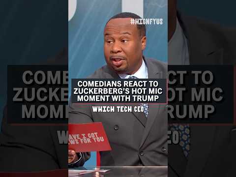 Comedians react to Zuckerberg’s hot mic moment with Trump