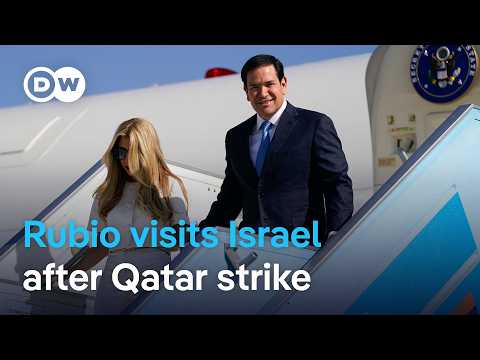 US Secretary of State Rubio arrives in Israel as strikes in Gaza City intensify | DW News