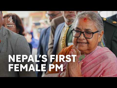 Nepal’s first female PM sworn in after deadly protests