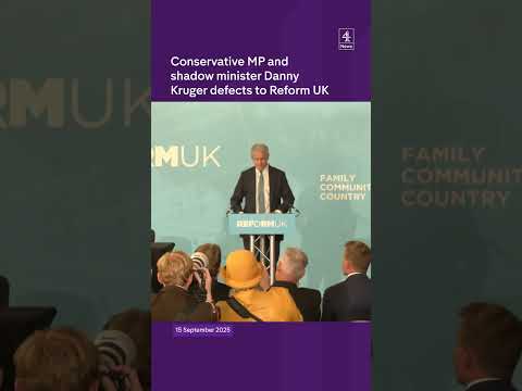 Tory shadow minister defects to Reform UK