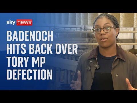 Kemi Badenoch hits back after Tory MP defects to Reform UK