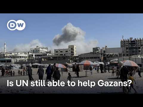 Palestinians flee Gaza City as Israel increases bombardments | DW News