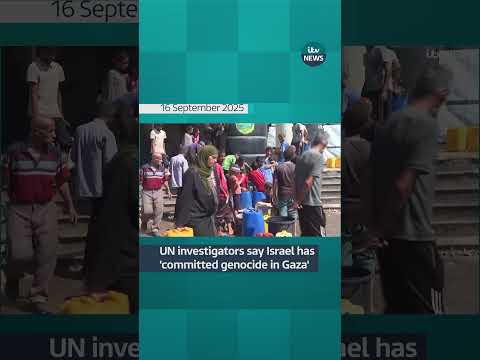Israel has committed genocide in Gaza, the UN commission of inquiry says | ITV News