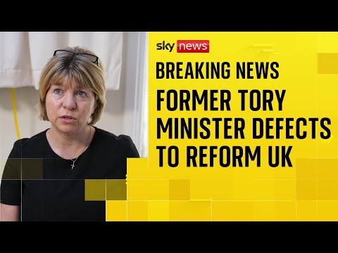 Former Tory minister defects to Reform UK