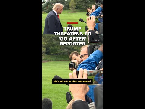 Trump threatens to ‘go after’ reporter