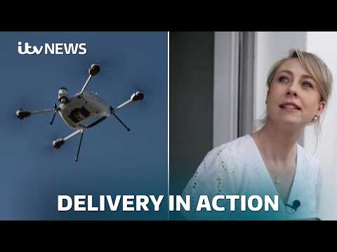 Could drone takeaway deliveries reach the UK this winter? | ITV News