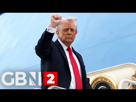 WATCH: US President Donald Trump and the First Lady arrive in the UK