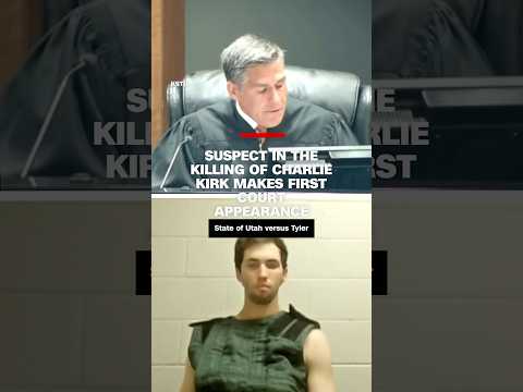 Suspect in the killing of Charlie Kirk makes first court appearance