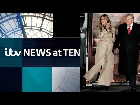 Watch ITV News at Ten LIVE – as Trump touches down in UK for state visit