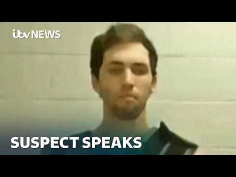 Suspected Charlie Kirk assassin speaks on video as he appears in court | ITV News