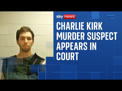 Charlie Kirk murder suspect Tyler Robinson appears in court as prosecutors seek death penalty