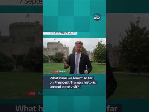 King and Queen greet Trump at Windsor Castle for historic two-day UK state visit | ITV News