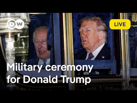 Live: Britain welcomes Donald Trump with large military ceremony | DW News