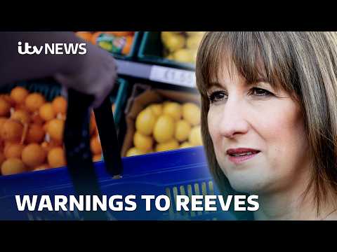 Problems for Rachel Reeves ahead of November budget as food inflation ticks up | ITV News