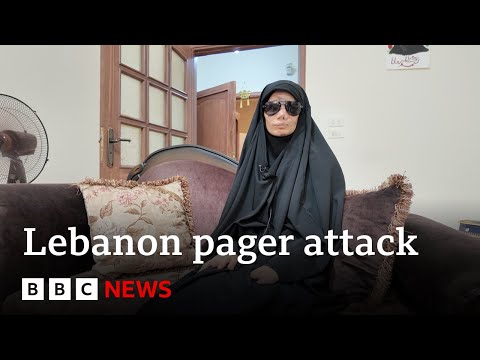 Victims of Lebanon pager attack remember events one year on | BBC News