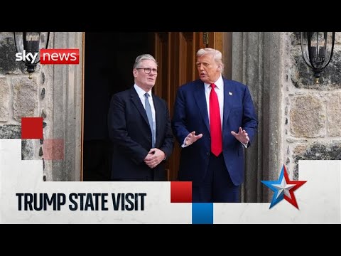 Donald Trump’s second UK state visit continues | Full Sky News coverage
