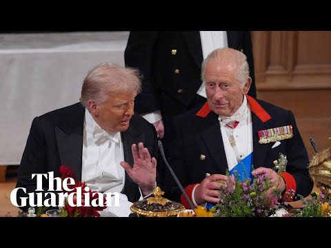 Trump hails ‘eternal’ bond between US and UK at Windsor state banquet