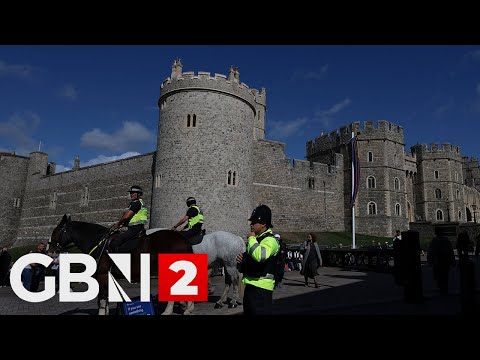 WATCH: View of Windsor Castle where King Charles is hosting President Donald Trump