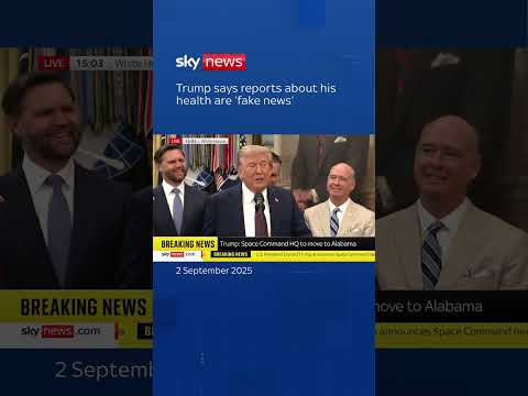 Trump says reports about his health are ‘fake news’