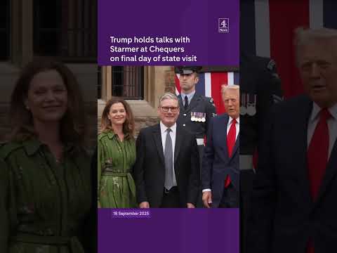Trump holds talks with Starmer at Chequers on final day of state visit