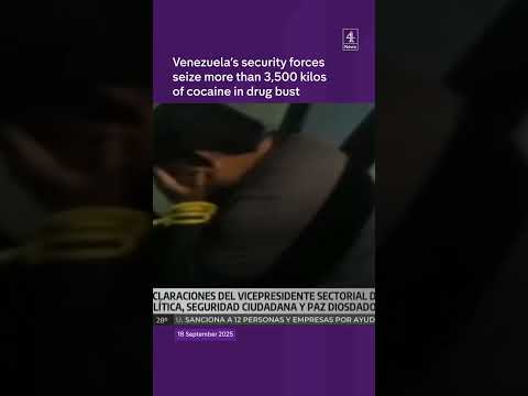 Venezuela seizes over 3 tonnes of cocaine