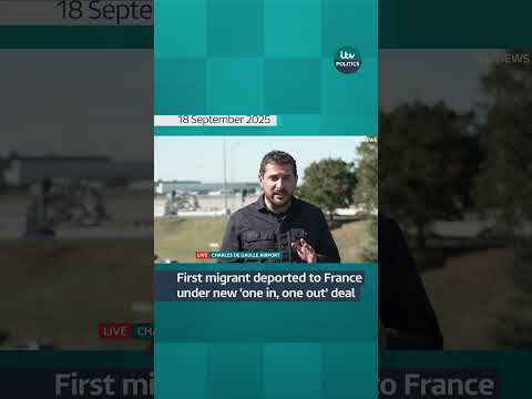 First migrant deported to France under new ‘one in, one out’ deal | ITV News