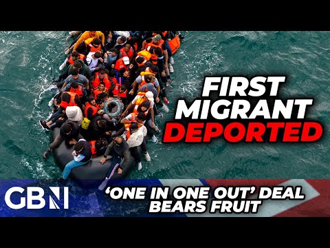 Labour hail ONE migrant’s deportation under French deal as Indian national flown to Paris
