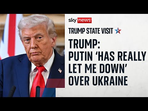 Trump: Putin ‘has really let me down’