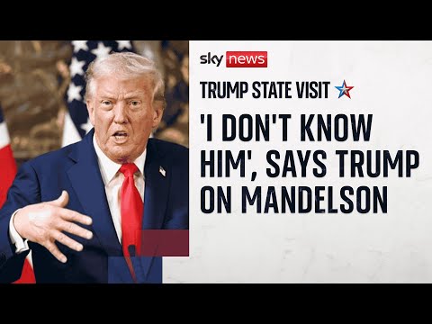 Beth Rigby questions Starmer and Trump at joint news conference