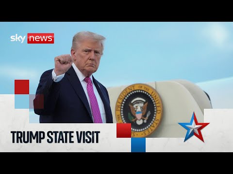 Trump leaves UK on Air Force One after historic second state visit