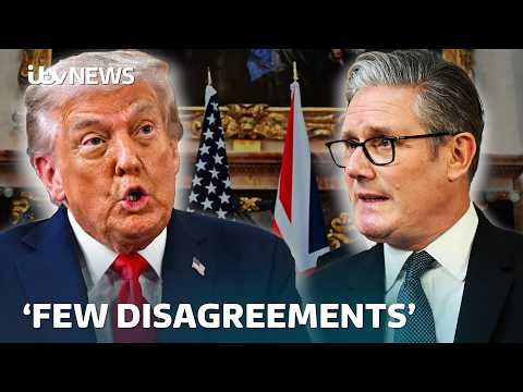 Immigration, Putin, and Mandelson discussed at Trump-Starmer press conference | ITV News