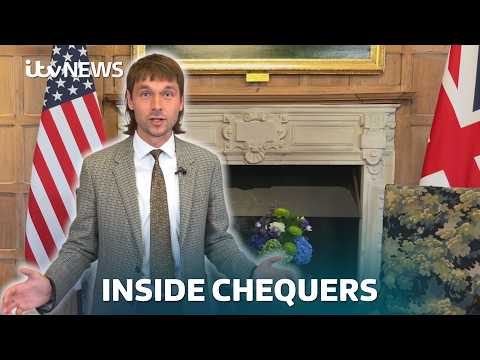 Behind the scenes at Chequers: Hosting President Trump | ITV News