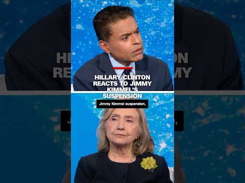 Hillary Clinton reacts to Jimmy Kimmel’s suspension