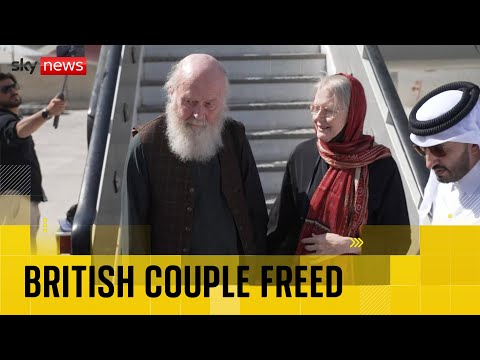 Peter and Barbie Reynolds released after being detained in an Afghan prison
